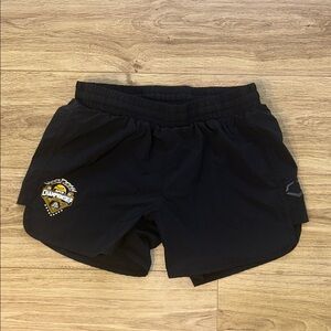 Womans's Black Athletic Running Shorts